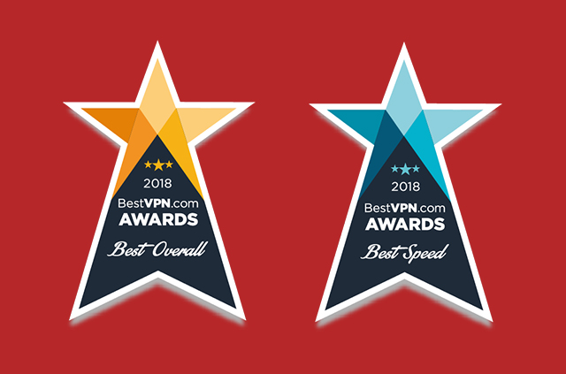 ExpressVPN won the overall best VPN in the BestVPN.com awards
