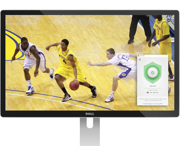 how to watch march madness live with expressvpn