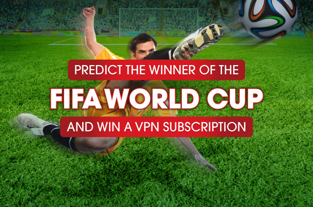 Predict the World Cup winner and win a VPN subscription