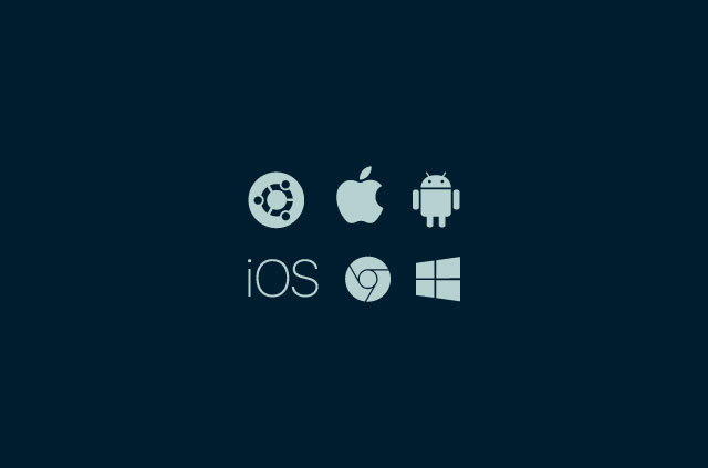 various operating system logos