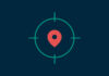 Location symbol in the crosshairs.