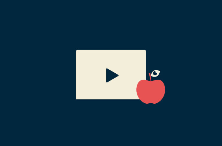 Online video with an apple