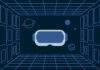 VR goggles in the metaverse.