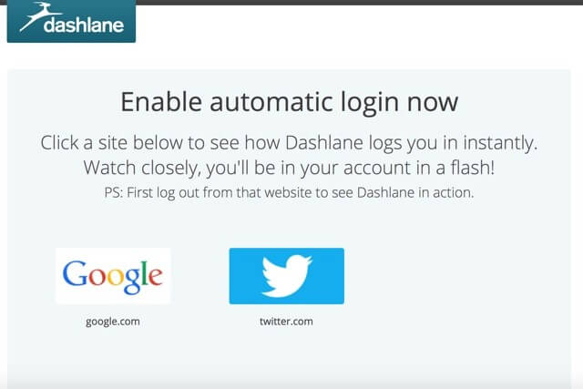 dashlane login