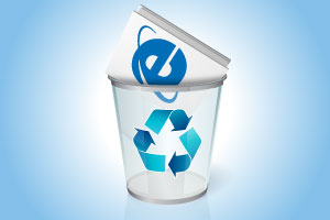 delete your internet explorer history