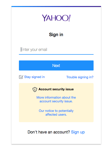 contact yahoo cant access my account