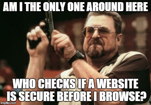 check if the site is secure