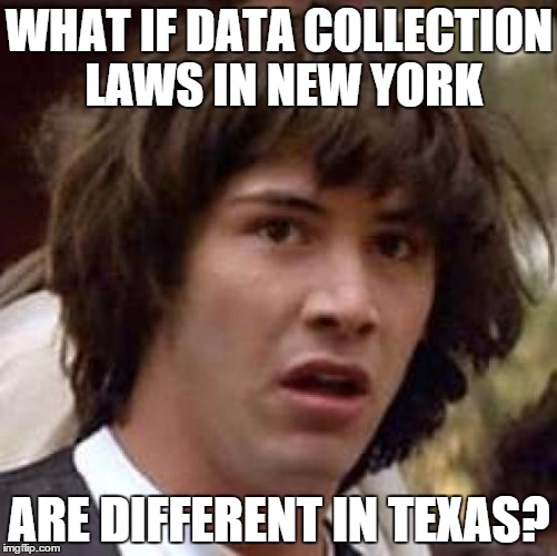 check data collection laws in your state