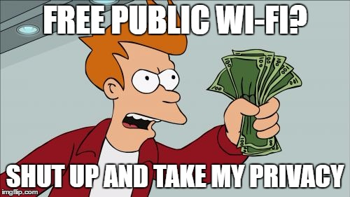 public Wi-Fi is not very safe