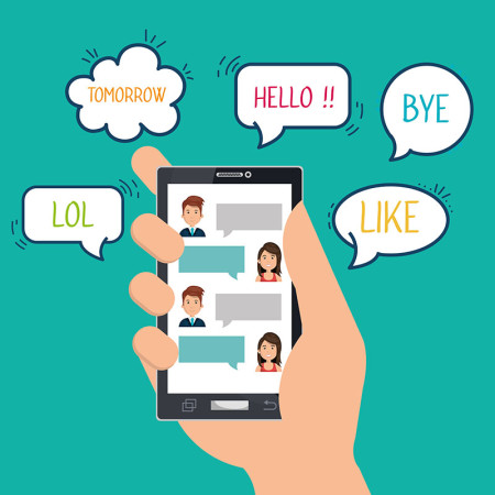mobile chat design