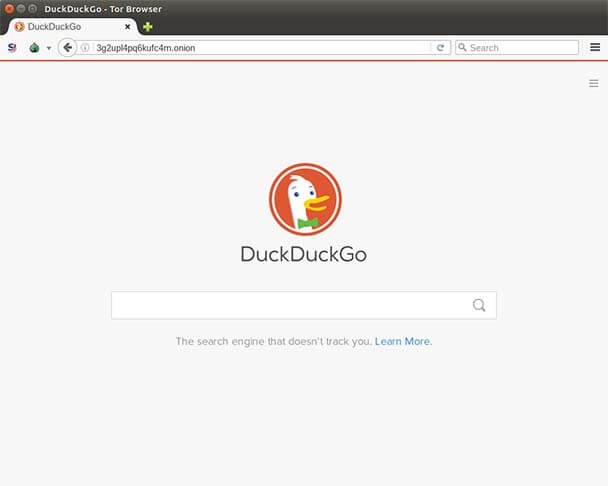 Search .onion with DuckDuckGo