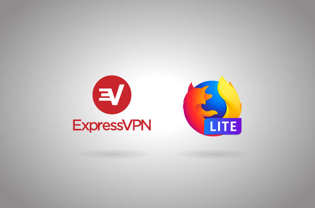 The Mozilla and ExpressVPN logos sit side by side, in partnership.