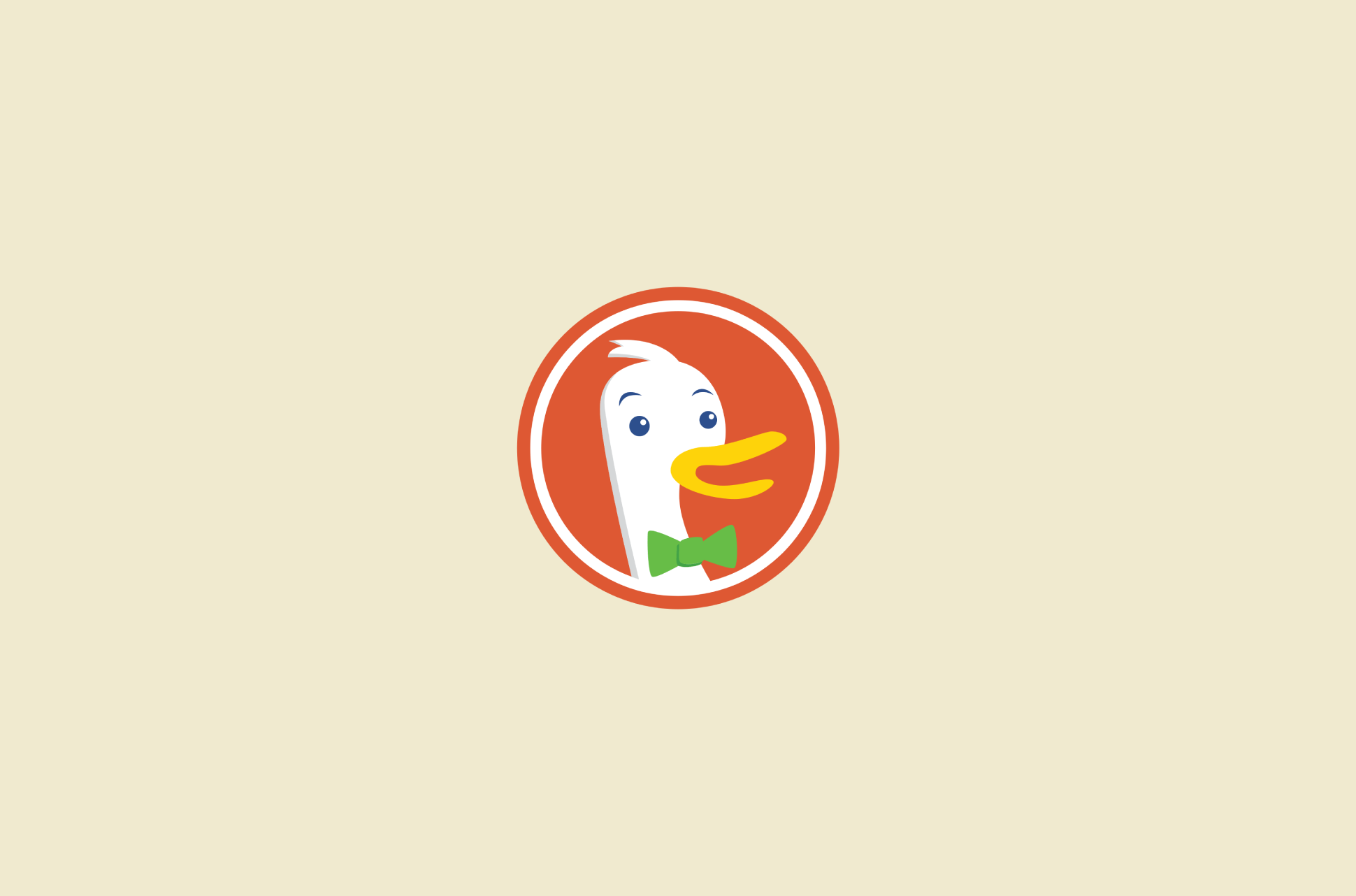 DuckDuckGo logo.