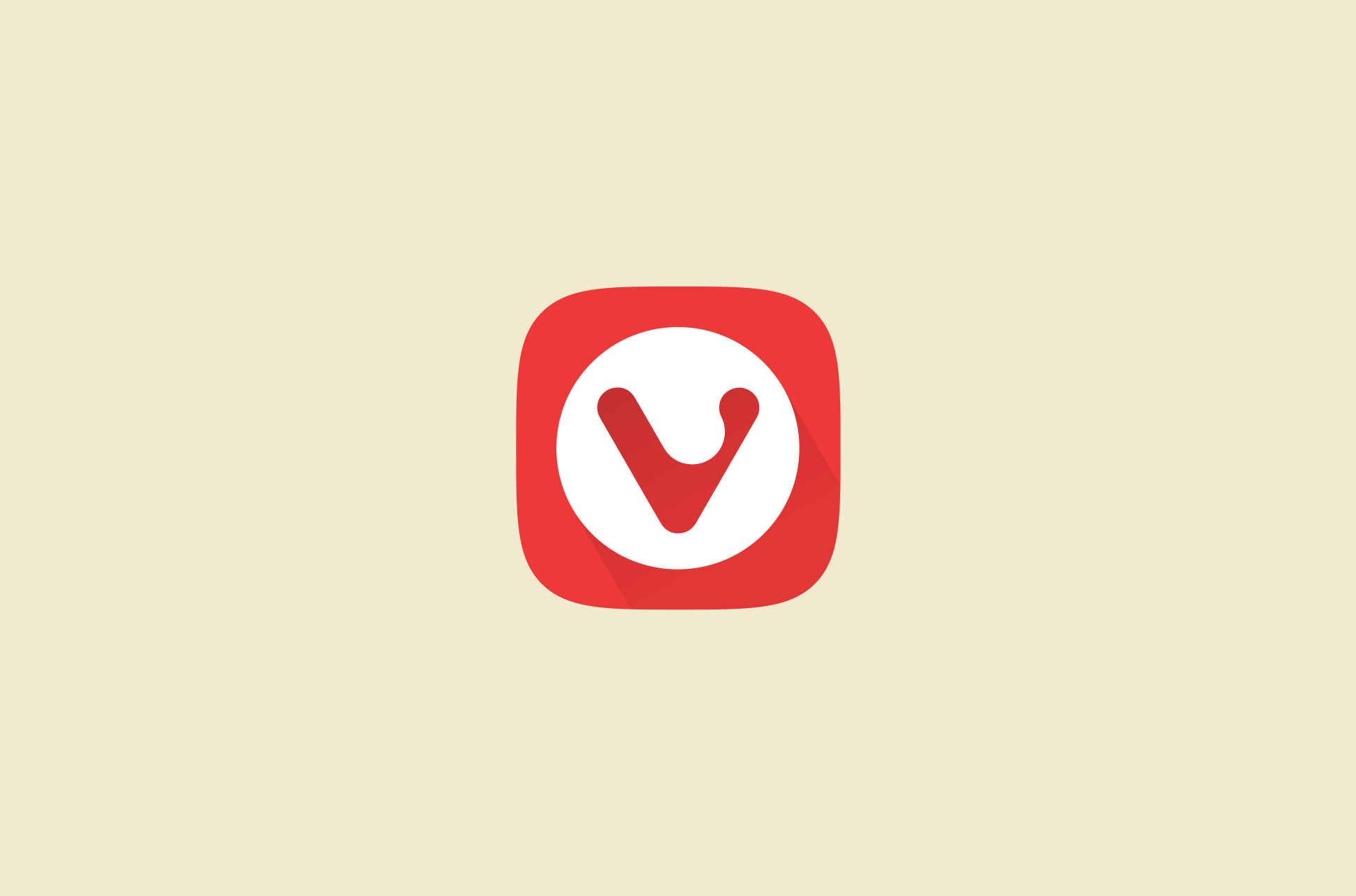 Vivaldi browser logo.