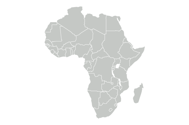 A map of Africa.