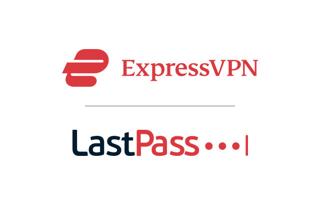 ExpressVPN and LastPass logos.