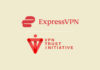 ExpressVPN and VPN Trust Initiative logos.