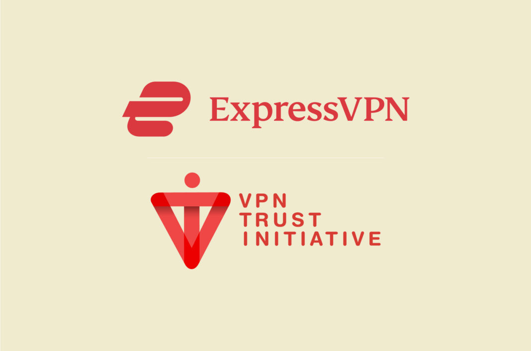 ExpressVPN and VPN Trust Initiative logos.