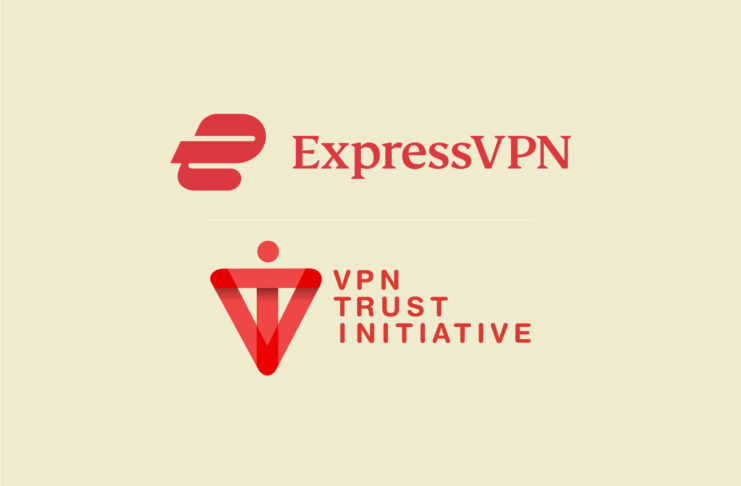 ExpressVPN and VPN Trust Initiative logos.