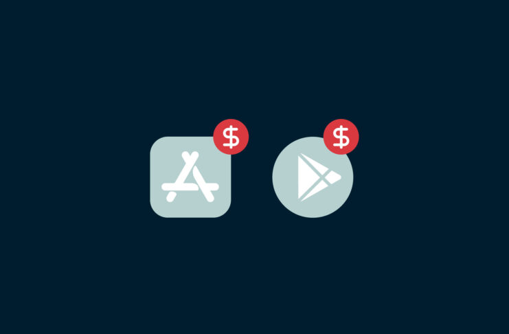 App icons with dollar signs.