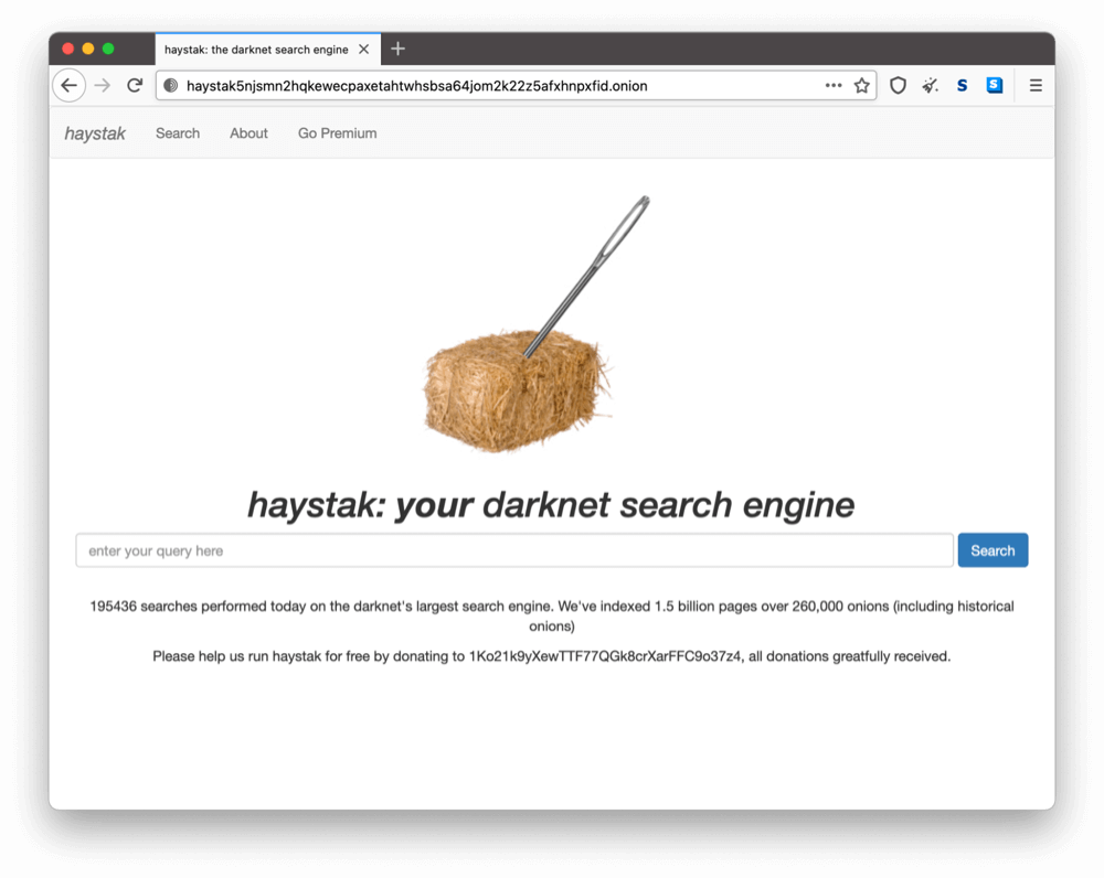 Darknet Market Search