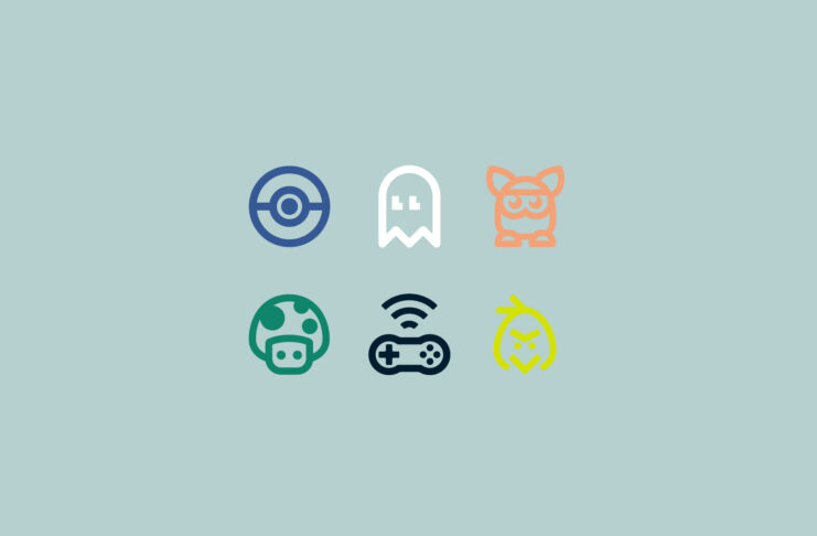 kids video games cute icons
