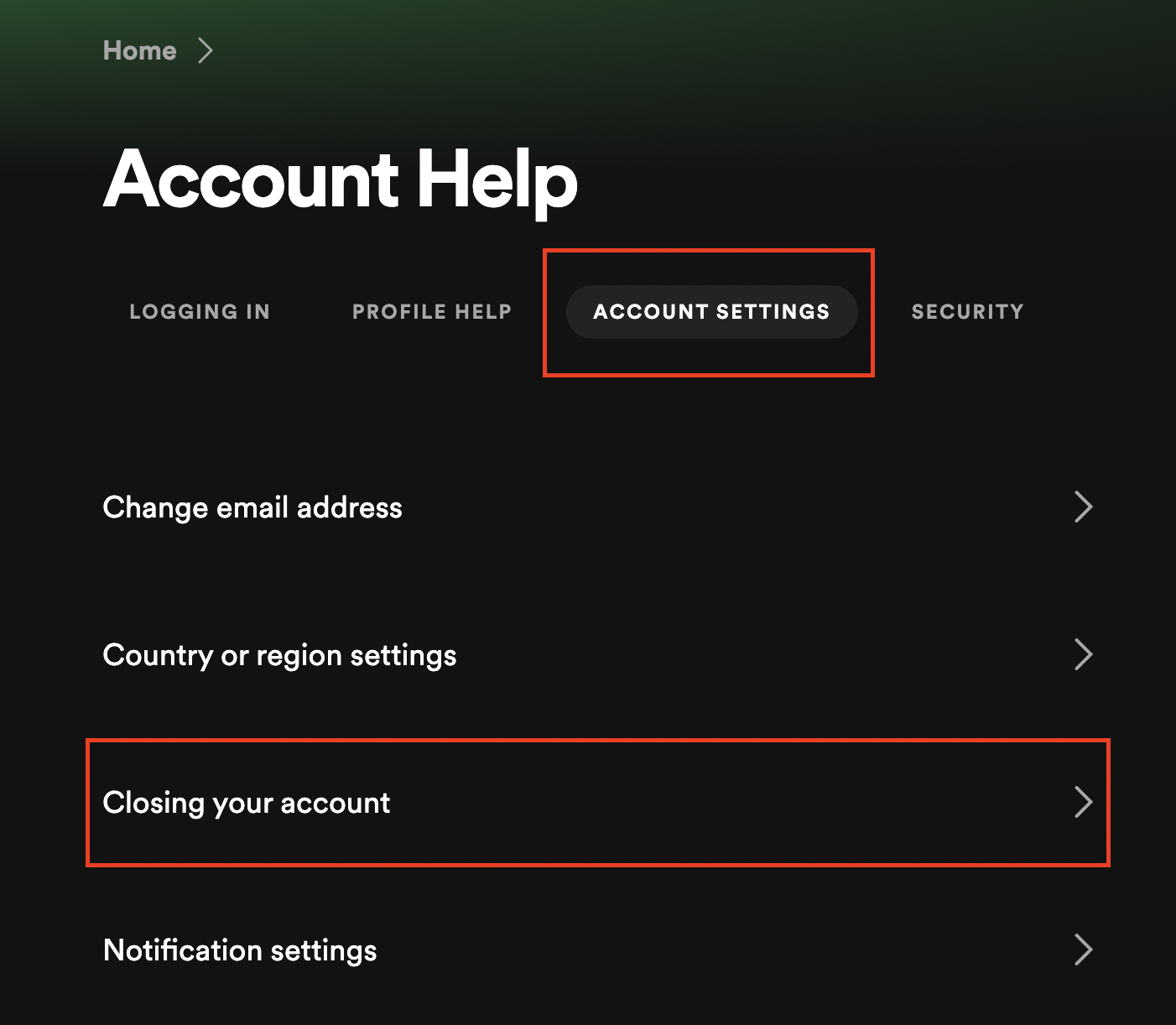 Delete Your Spotify Account - Step 5
