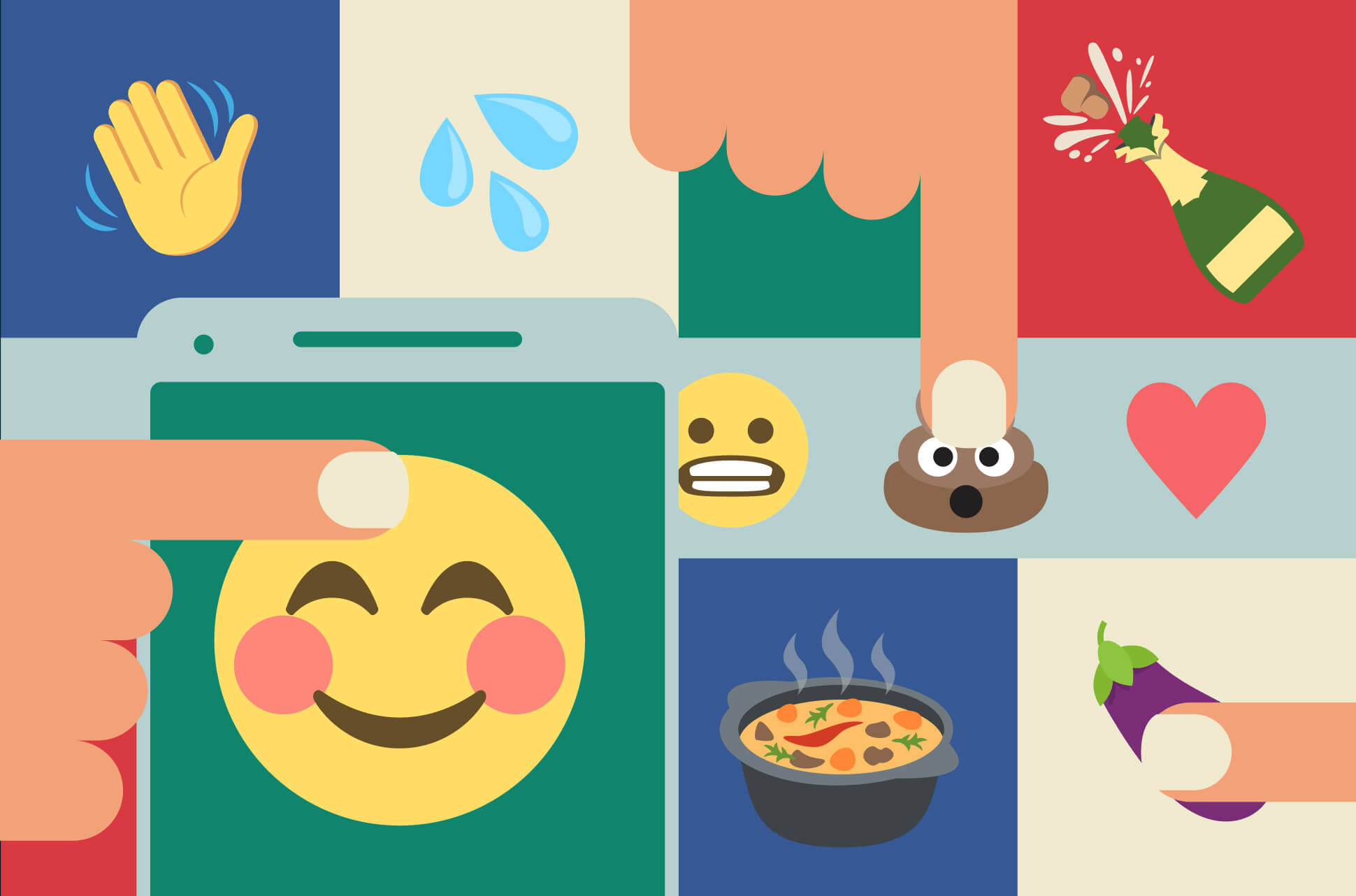 Veja 12 emojis temáticos locais que você usa em outro contexto; entenda