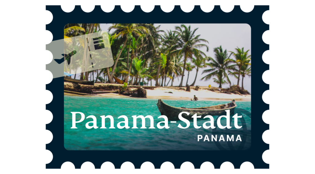 Panama, dargestellt auf einer Briefmarke