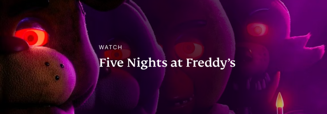 Five nights at Freddy's film release van online game
