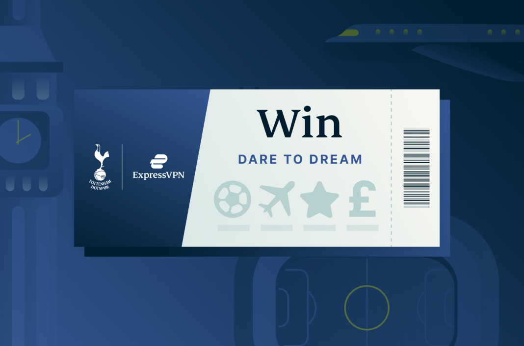 Tottenham Hotspur x ExpressVPN Dare to Dream competition concept image