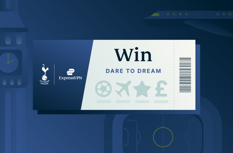 Tottenham Hotspur x ExpressVPN Dare to Dream competition concept image