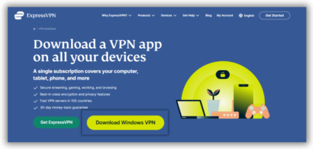 ExpressVPN download page